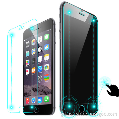 HUYSHE Unique Magic 2 smart keys smart touch tempered glass screen protector For iPhone 6 plus